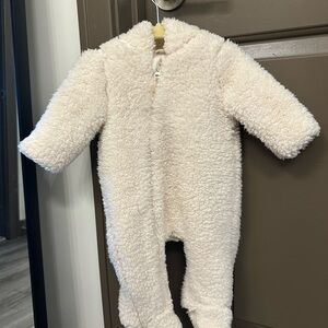 Zara Soft Cream Kids Footie